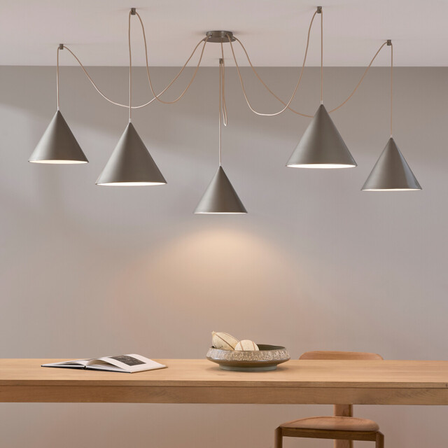 Moke Modular Ceiling Light with 5 Cones - image 1