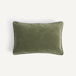Parma Cushion Cover in Washed Cotton Velvet - thumbnail 3