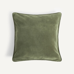Parma Cushion Cover in Washed Cotton Velvet - thumbnail 1