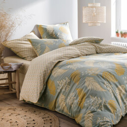 Fougère Floral Cotton Percale 200 Thread Count Duvet Cover