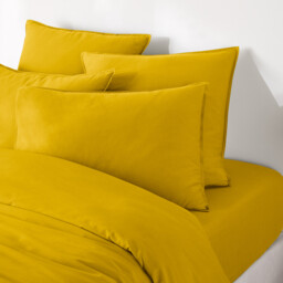 Scenario Plain 100% Washed Cotton Pillowcase - thumbnail 3