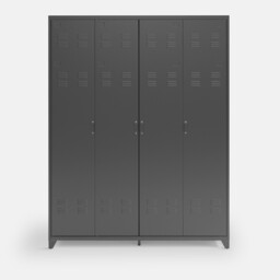 Hiba 4-Door Steel Cabinet