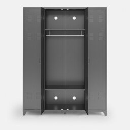 Hiba 4-Door Steel Cabinet - thumbnail 4