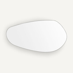 Lido Organic Mirror in Satin Nickel H140cm - thumbnail 3