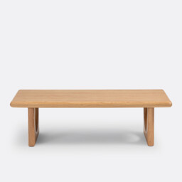 Douve Solid Oak and Oak Veneer Coffee Table - thumbnail 3