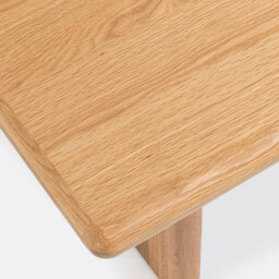 Douve Solid Oak and Oak Veneer Coffee Table - thumbnail 4
