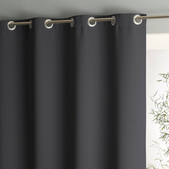 Voda Blackout Radiator Curtain with Eyelets