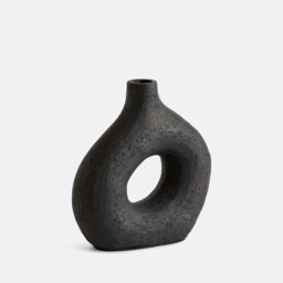 Kuro 25cm High Decorative Ceramic Vase - thumbnail 2