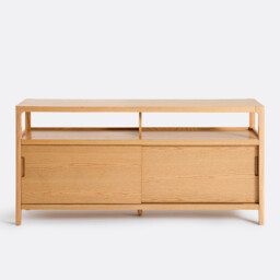 Tress Solid Ash and Oak Veneer 2-Door 1-Compartment Sideboard - thumbnail 3