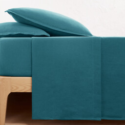 Linot Plain 100% Washed Linen Flat Sheet