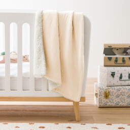Kumla Cotton Muslin & Fleece Baby Blanket