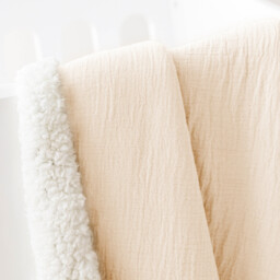 Kumla Cotton Muslin & Fleece Baby Blanket - thumbnail 2