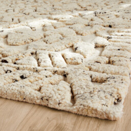 Agnix Textured 100% Wool Hand Knotted Rug - thumbnail 4