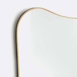 Uyova 90 X 65cm Brass Mirror - thumbnail 3