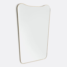 Uyova 90 X 65cm Brass Mirror - thumbnail 2