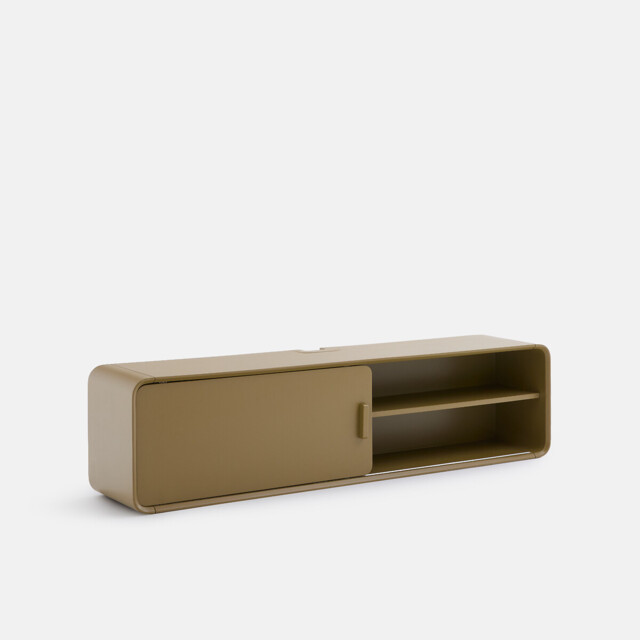 Redag Matt Lacquered Wall-Mounted TV Stand - image 1