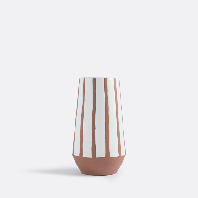 Selora Two-Tone Ceramic Vase H22cm - image 1