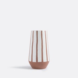 Selora Two-Tone Ceramic Vase H22cm - thumbnail 1
