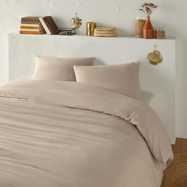 Washed Recycled Polyester Microfibre Bed Set - image 1