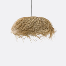 Samaï 50cm Diameter Panama Fibre Ceiling Light - thumbnail 4