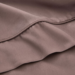 Opale Plain Cotton Satin 350 Thread Count Bolster Case - thumbnail 3