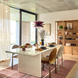 Okara Ceiling Light in Plexiglass and Opaline Glass - thumbnail 2