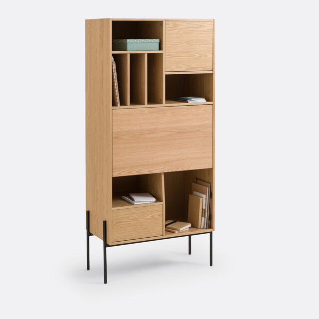 Miha Bookcase with Secretary Desk - image 1