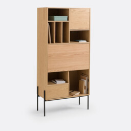 Miha Bookcase with Secretary Desk