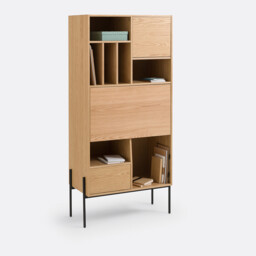 Miha Bookcase with Secretary Desk - thumbnail 1