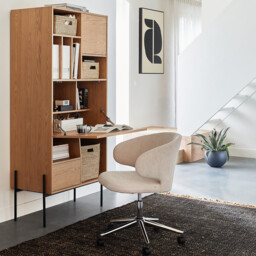 Miha Bookcase with Secretary Desk - thumbnail 2
