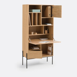 Miha Bookcase with Secretary Desk - thumbnail 4