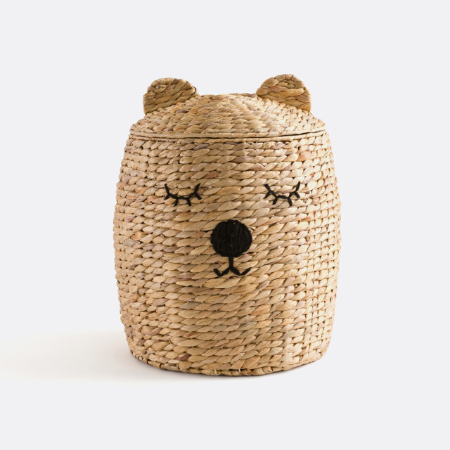 Teddy Bear Children's Basket in Sea Hyacinth - image 1