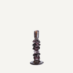 Qimera Candlestick in Hand-Blown Glass H29.5cm