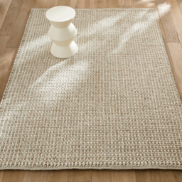Nisha Hand Woven Thick Wool Rug - thumbnail 1