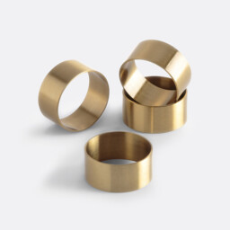 Set of 4 Dajan Golden Napkin Rings - thumbnail 1
