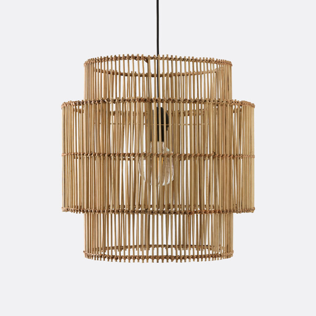 Haya 46cm Diameter Bamboo Ceiling Light Shade - image 1