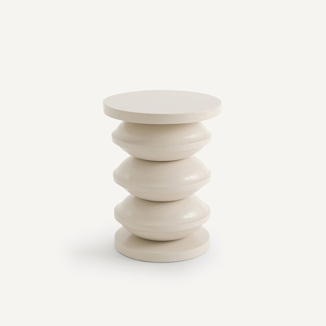 Thilde Glossy Finish Mango Wood Side Table - image 1