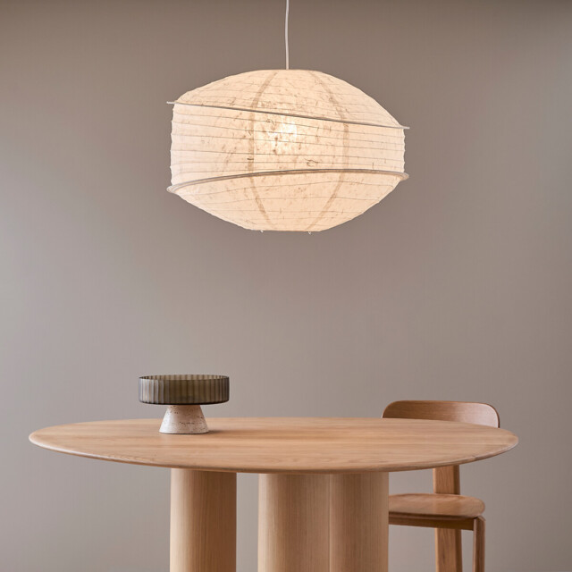 Nassah Pendant Light in Textured Paper, Diameter 68cm - image 1