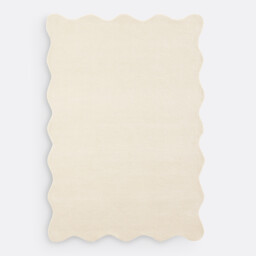 Scalero Scalloped 100% Wool Rug - thumbnail 1