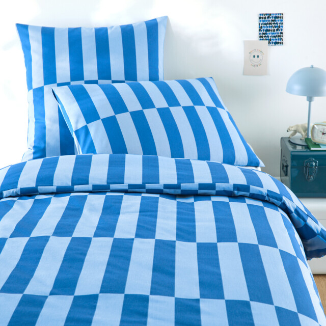 Tabaka Blue 50% Recycled Cotton Child's Duvet Cover - image 1