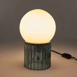 Dima Opaline & Coloured / Streaked Glass Lamp - thumbnail 3