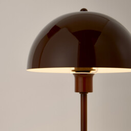 Table Lamp Mushroom Shape in Iron Metal Capi - thumbnail 4