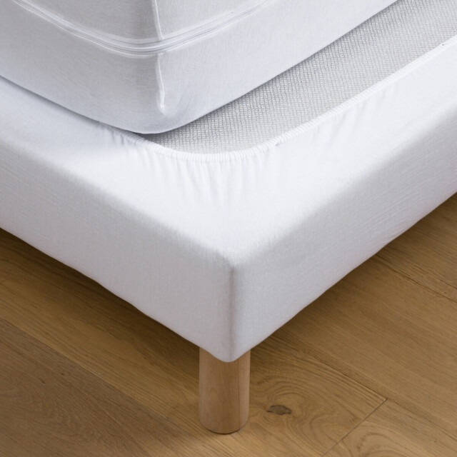 Cotton Jersey Anti-Dust Mite Valance, Max. Height 25cm