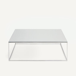Mahaut Chromed Metal Mirrored Coffee Table - thumbnail 3