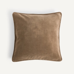 Parma Cushion Cover in Washed Cotton Velvet - thumbnail 1