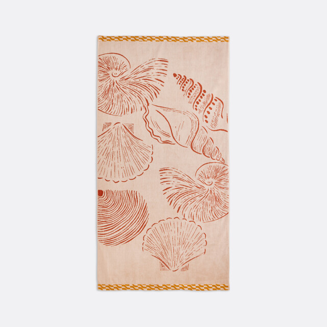 Omana Velour Towelling 420g Beach Towel - image 1
