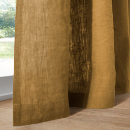 Onega Washed Linen Curtain with Eyelets - thumbnail 3