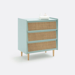 Kaya 3-Drawer Wickerwork Chest of Drawers