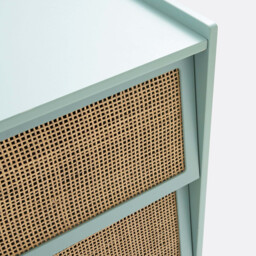 Kaya 3-Drawer Wickerwork Chest of Drawers - thumbnail 4