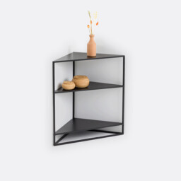 Miva Steel Corner Console Table